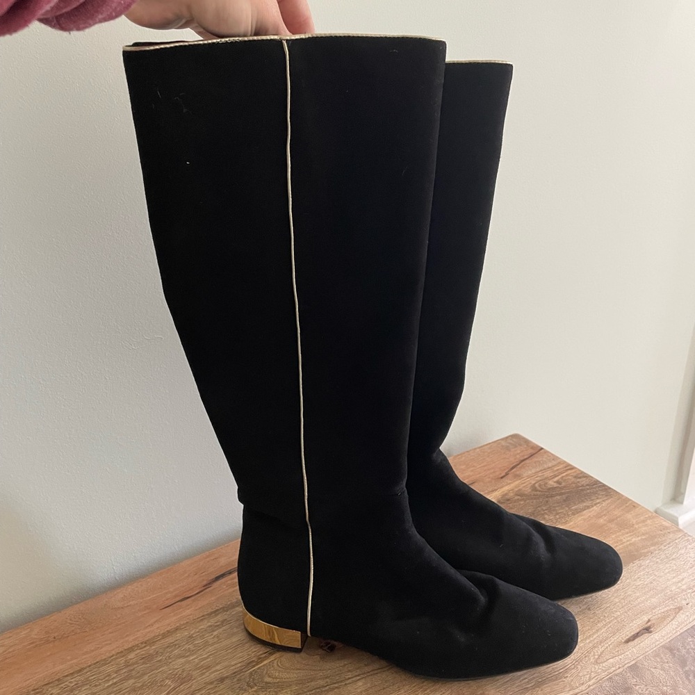 Isaac Mizrahi suede boots, size 7.5M